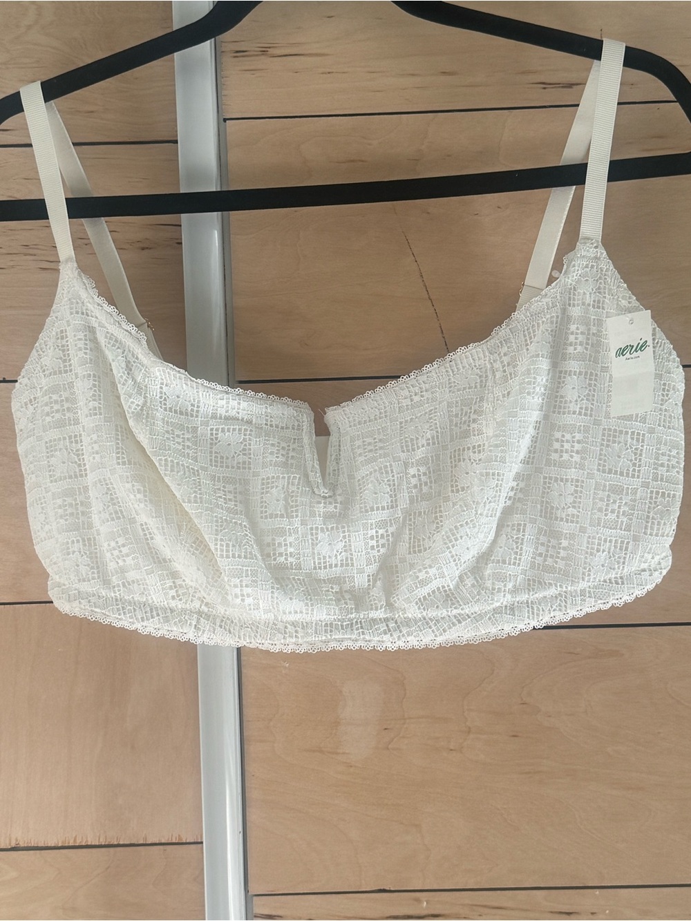 aerie Cream Lace Bralette
